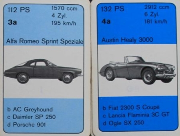 Bielefelder Spielkarten "PS ist Trumpf" 1963 Cardgame (3803)